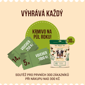 FOR PETS Soutěž pro prvních 300 zákazníků při nákupu nad 300 Kč (300 x 300 px)